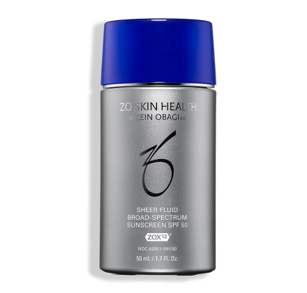 Минеральный солнцезащитный флюид Zo Skin Health Sheer Fluid Broad-Spectrum Sunscreen SPF50 50mL